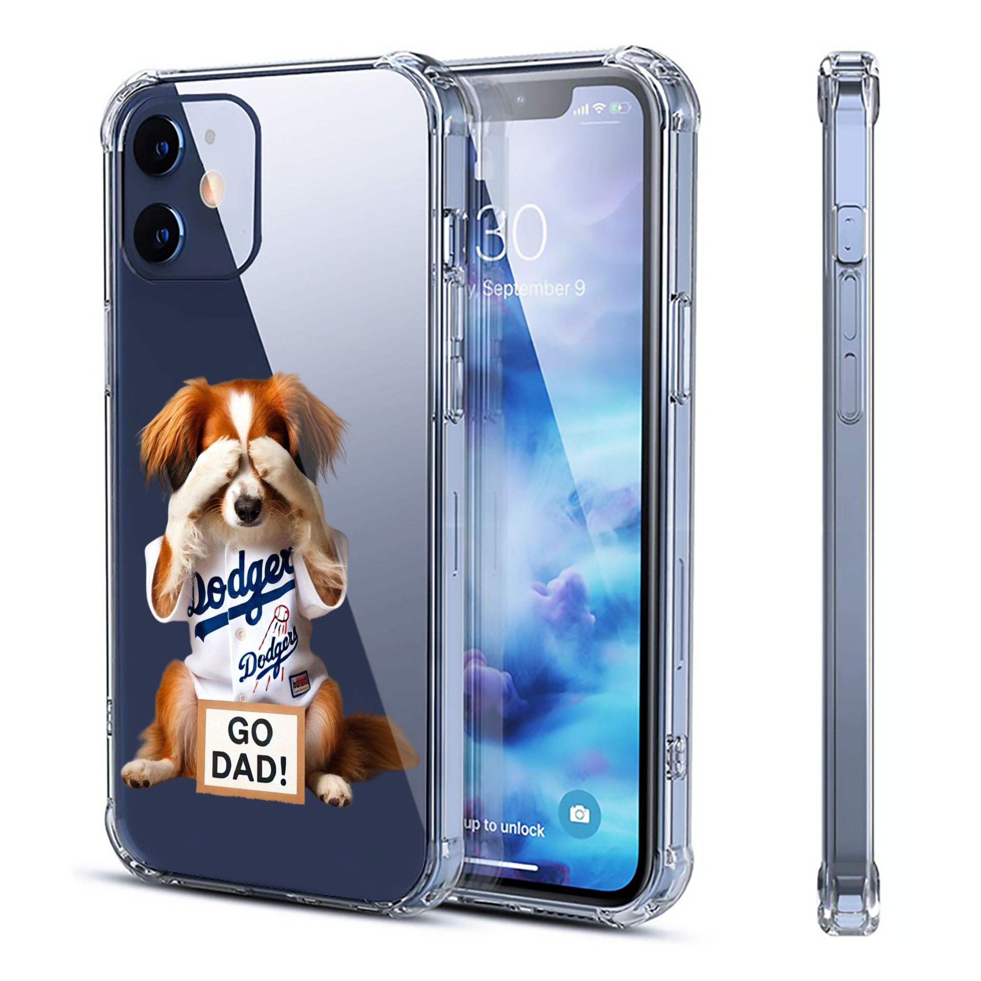  Clear IPhone 12 Case – Soft TPU With UV Print – Enhanced Drop Protection, Precise Fit, Anti-Fingerprint, Customizable Design, Scratch-Resistant, Yellow-Resistant